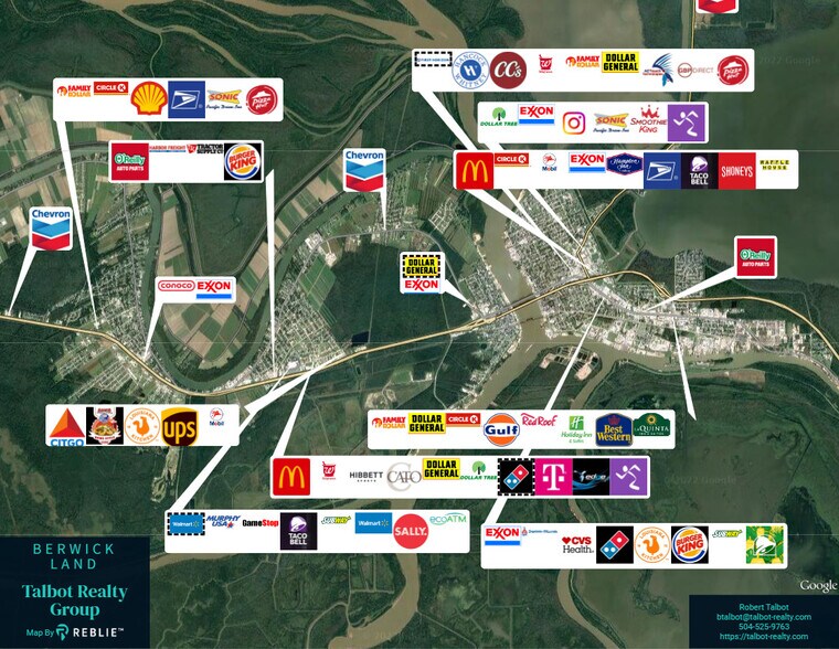 More Photos Of US Highway 90 @ Highway 182, Berwick Land For Sale