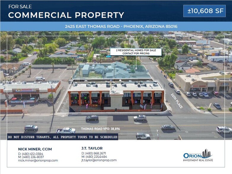 Primary Photo Of 2425 E Thomas Rd, Phoenix Office For Sale