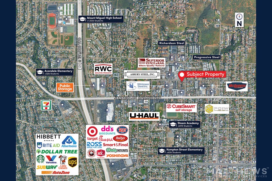 More Photos Of 9155 Birch St, Spring Valley Contractor Storage Yard For Lease