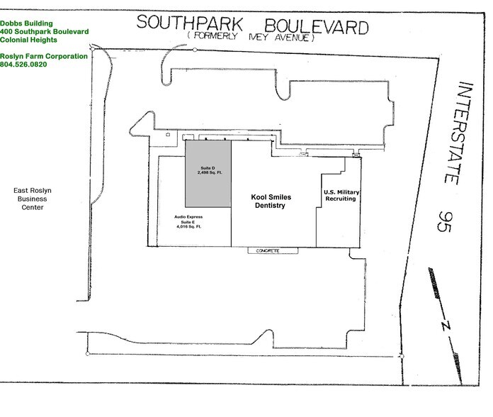 More Photos Of 400 Southpark Blvd, Colonial Heights General Retail For Lease