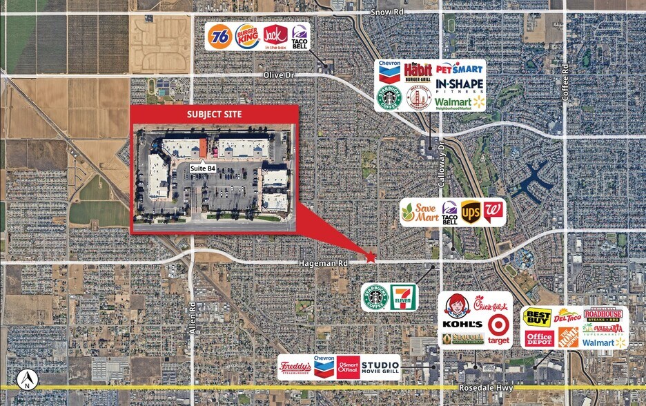 More Photos Of 10606 Hageman Rd, Bakersfield General Retail For Lease