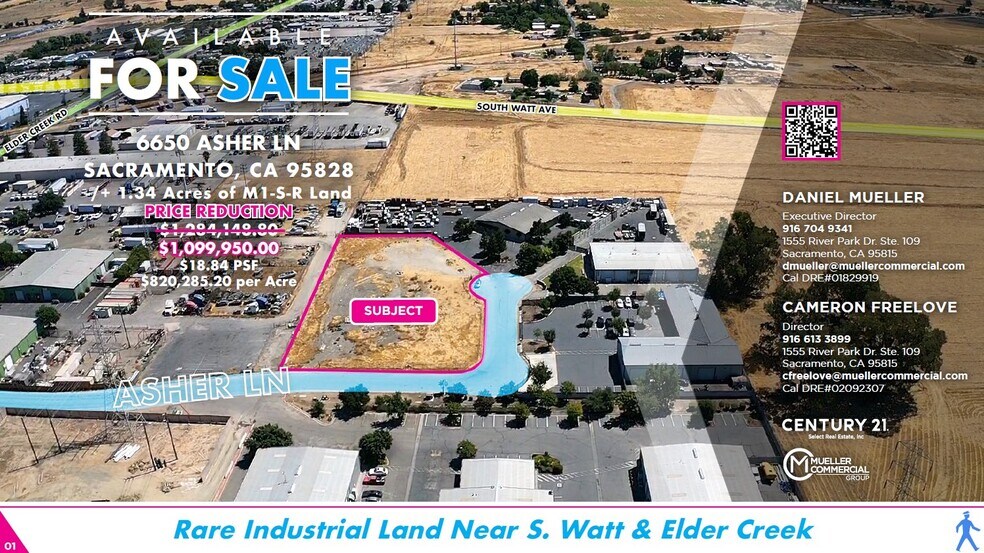 Primary Photo Of 6650 Asher Ln, Sacramento Land For Sale