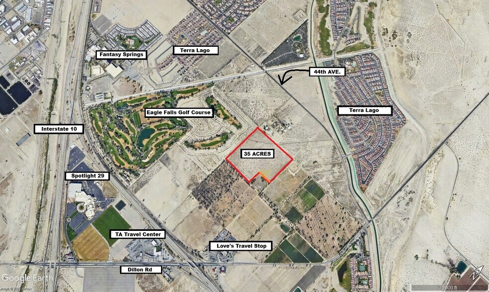 Primary Photo Of 0 44th Avenue Ave @ Dillon Road, Coachella Land For Sale