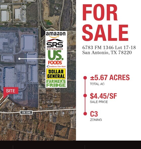 Primary Photo Of 6783 FM 1346, San Antonio Land For Sale
