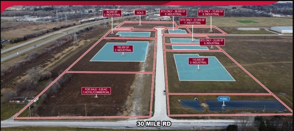 More Photos Of M-53 Hwy @ 30 mile Rd, Washington Unknown For Lease