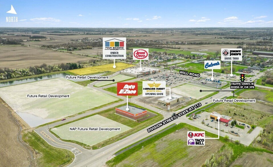 Primary Photo Of 2801 Division Street (State Route 113), Diamond Freestanding For Sale