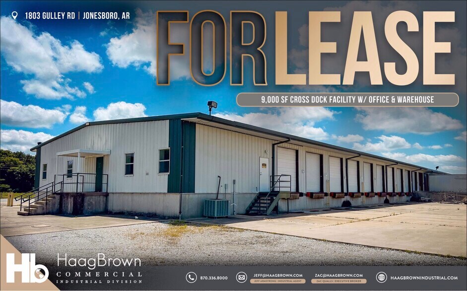 Primary Photo Of 1803 Gulley Rd, Jonesboro Distribution For Lease