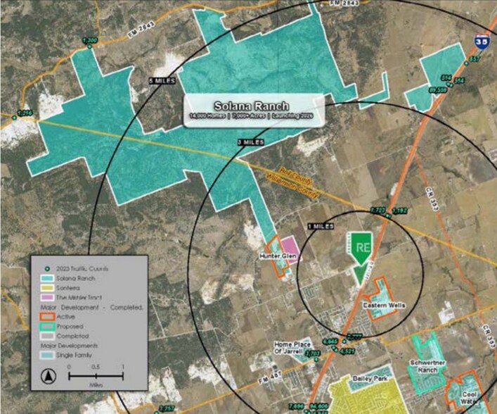 More Photos Of SWC I-35 & CR 305, Jarrell Land For Sale