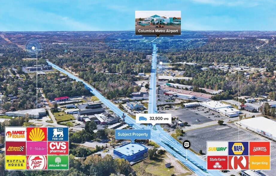 More Photos Of 1537 Charleston Hwy, West Columbia Drugstore For Lease