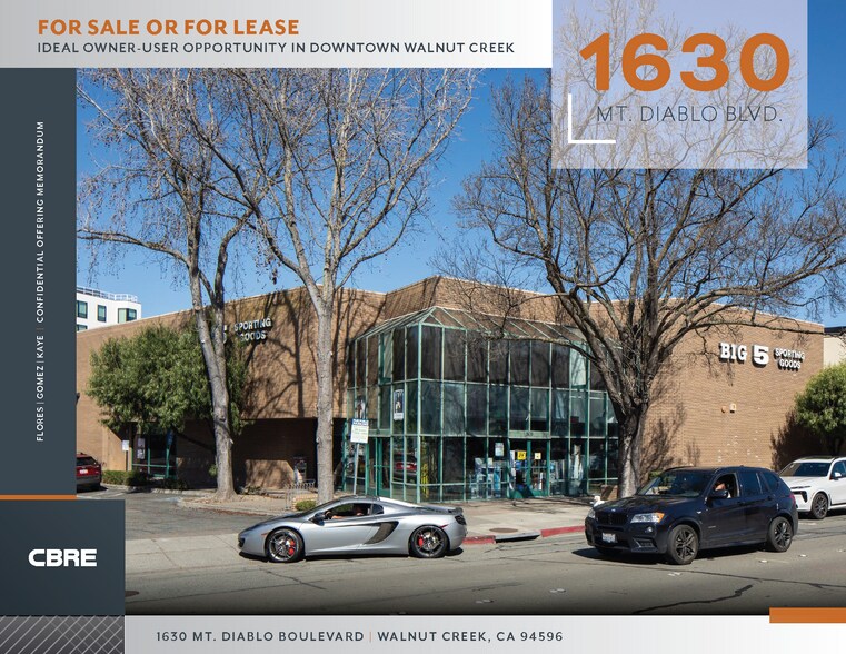 Primary Photo Of 1630 Mt Diablo Blvd, Walnut Creek Freestanding For Sale