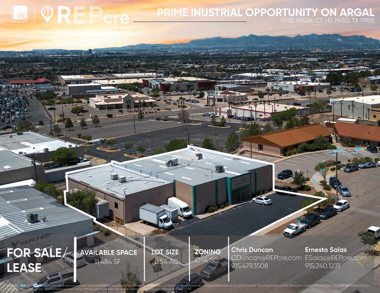 Primary Photo Of 11020 Argal Ct, El Paso Warehouse For Sale