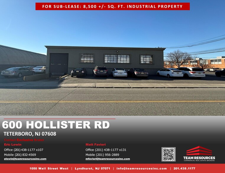 More Photos Of 600 Hollister Rd, Teterboro Warehouse For Lease