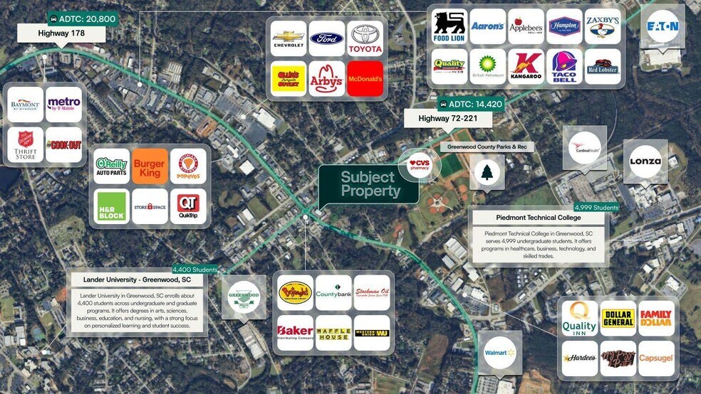 More Photos Of 1302 Highway 72-221 East, Greenwood Drugstore For Sale