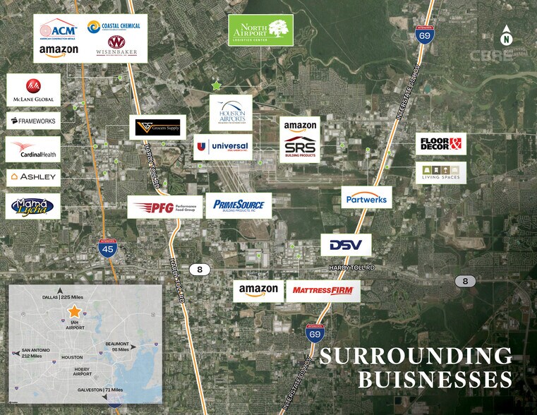More Photos Of 21619 Rayford Rd, Humble Distribution For Lease