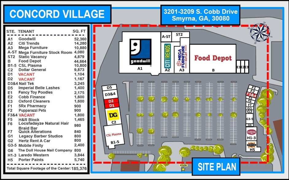 Primary Photo Of 3201-3209 S Cobb Dr, Smyrna Unknown For Lease