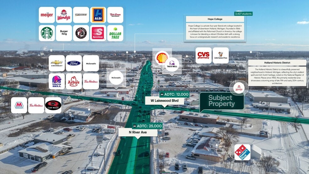 More Photos Of 250 N River Ave, Holland Fast Food For Sale