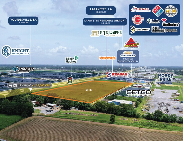 More Photos Of US Highway 90, Broussard Land For Sale