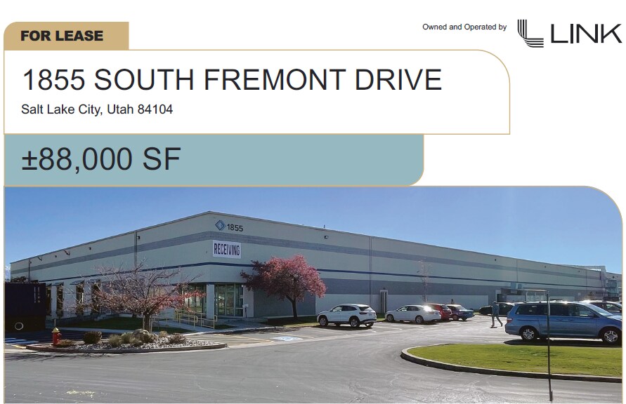More Photos Of 1855 S Fremont Dr, Salt Lake City Warehouse For Lease