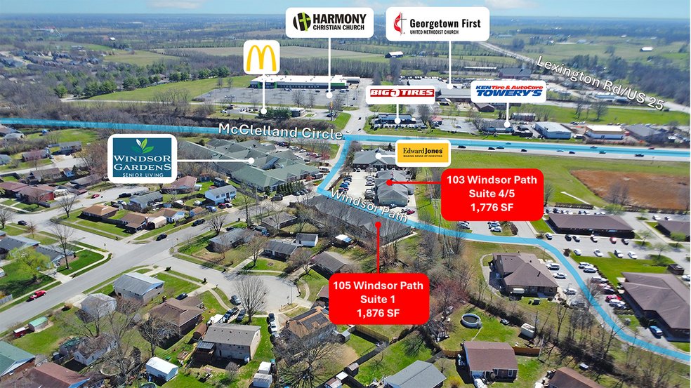 More Photos Of 105 Windsor Path, Georgetown Medical For Lease