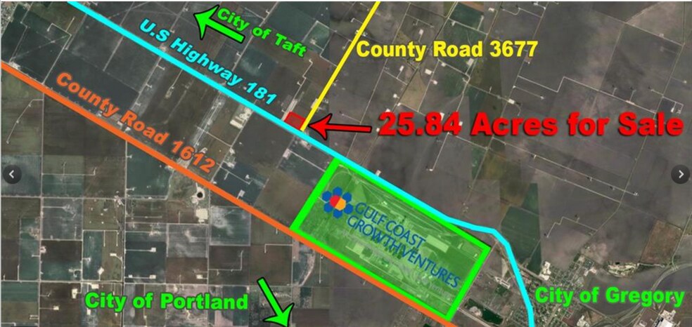 Primary Photo Of NW Corner 181 & County Rd 3677 hwy, Gregory Land For Sale