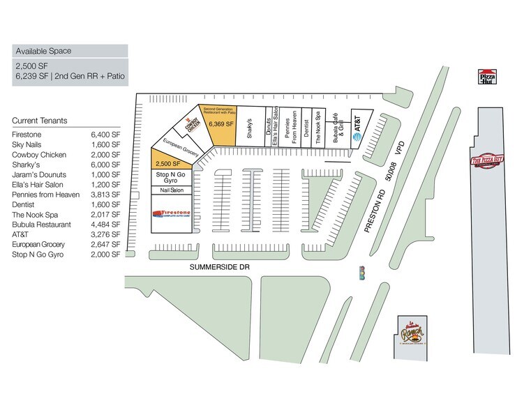 More Photos Of 17401-17489 Preston Rd, Dallas Storefront For Lease