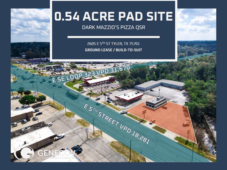 Primary Photo Of 2605 E 5th St, Tyler Restaurant For Lease