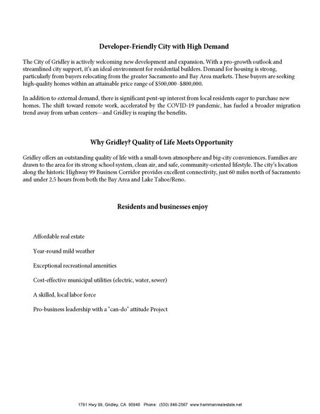 More Photos Of 1898 Sycamore st, Gridley Land For Sale