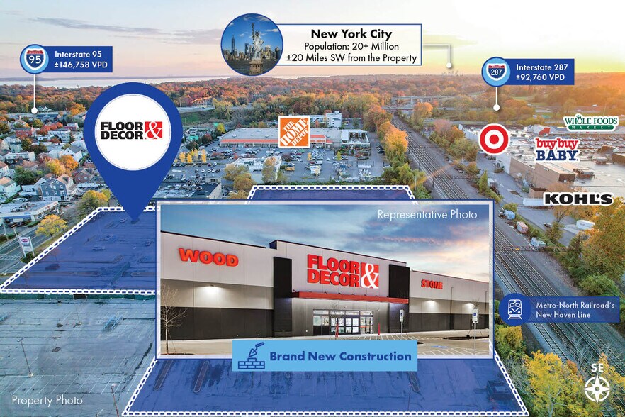 Primary Photo Of 130 Midland Ave, Port Chester Freestanding For Sale