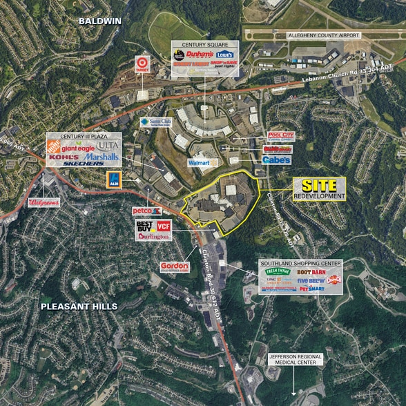 Primary Photo Of 3075 Clairton Rd, West Mifflin Land For Lease