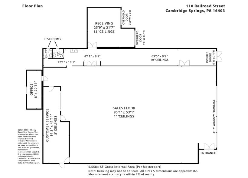 More Photos Of 110 Railroad St, Cambridge Springs Freestanding For Sale