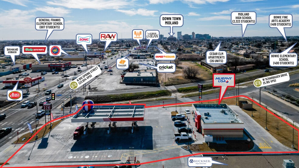 More Photos Of 2301 N Big Spring St, Midland Convenience Store For Sale
