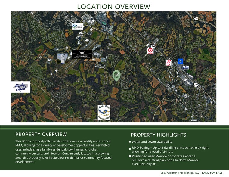 More Photos Of 2823 Goldmine Rd, Monroe Land For Sale