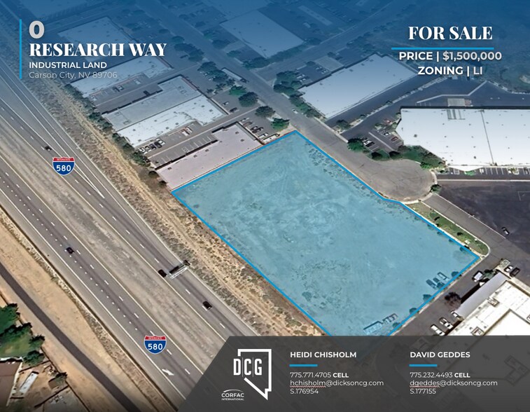 Primary Photo Of Research Way, Carson City Land For Sale
