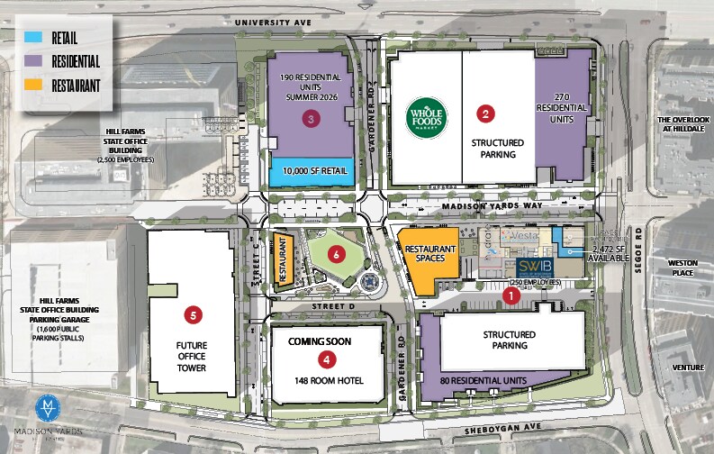 More Photos Of SWC of University Avenue and N. Segoe Road, Madison General Retail For Lease