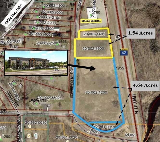 More Photos Of 1955 Highway 47, Isle Land For Sale