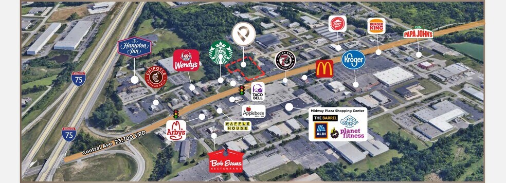 More Photos Of 0 W Central Ave, Springboro Land For Lease