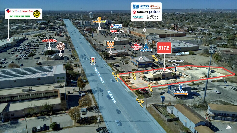 More Photos Of 1253 Austin Hwy, San Antonio Fast Food For Lease