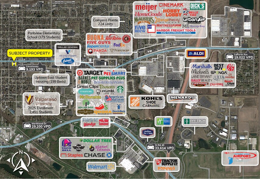 More Photos Of 606 E Lincolnway, Valparaiso Office For Sale