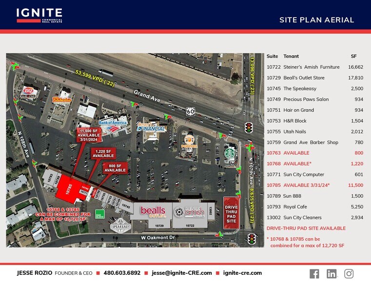 More Photos Of 10751-10785 Grand Ave, Sun City General Retail For Lease