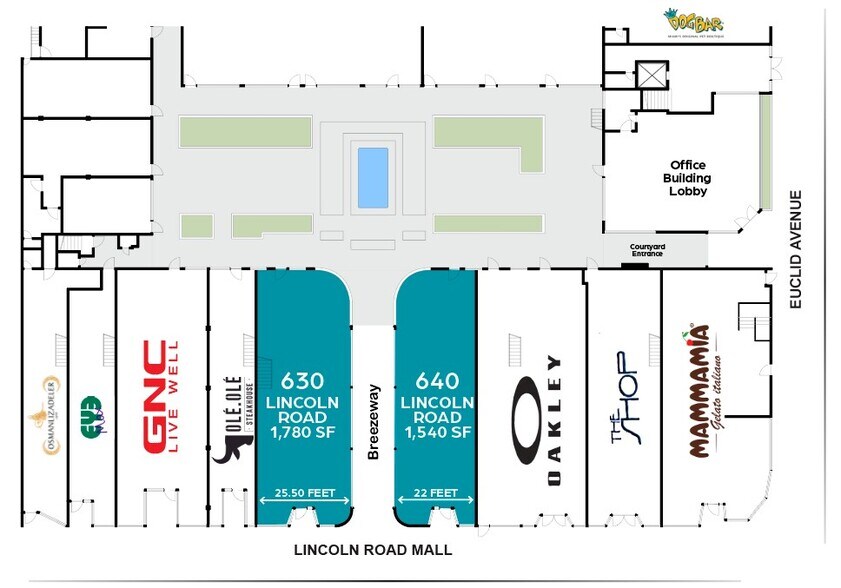 More Photos Of 618-670 Lincoln Rd, Miami Beach Storefront For Lease