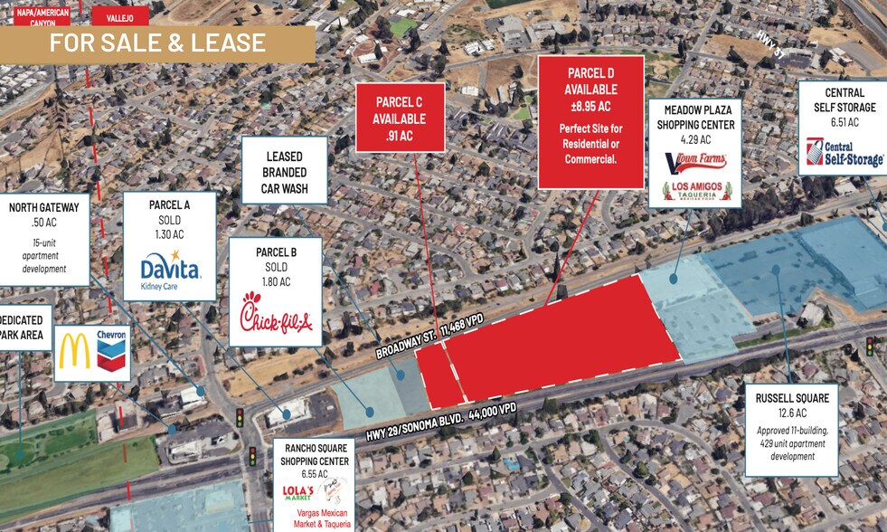 Primary Photo Of 5190 Sonoma blvd, Vallejo Land For Lease