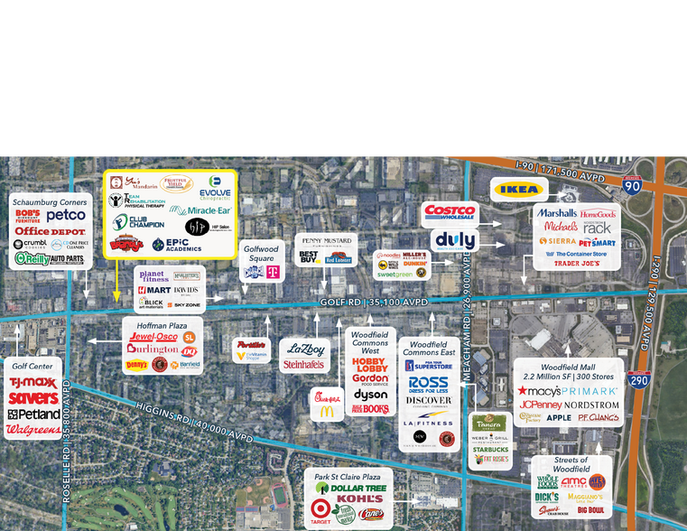 More Photos Of 140-204 E Golf Rd, Schaumburg Freestanding For Sale