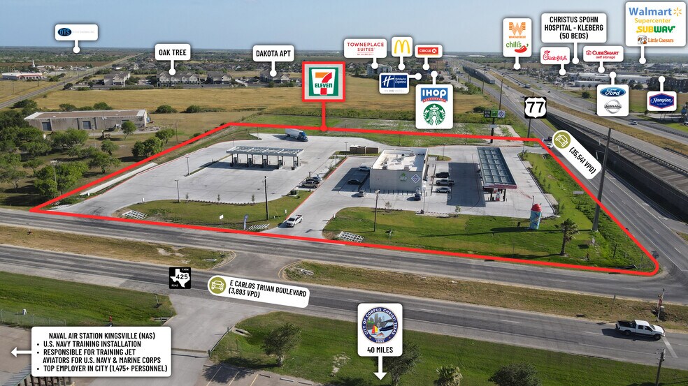 More Photos Of SEC US Hwy. 77 & Carlos Truan blvd, Kingsville Service Station For Sale