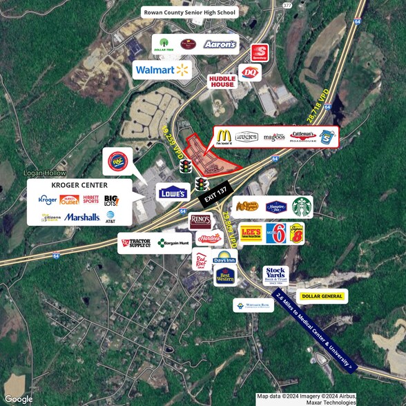 More Photos Of 1710-1720 Flemingsburg Rd, Morehead Land For Lease