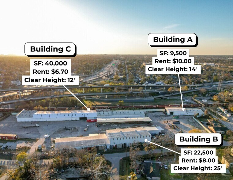 More Photos Of 6011-6019 Gold Houston TX 77026 st, Houston Warehouse For Lease