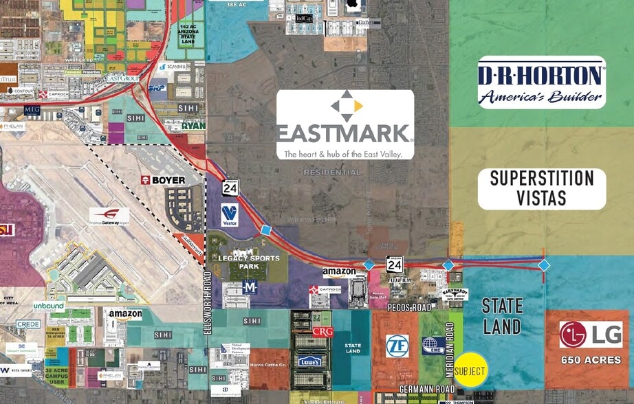 More Photos Of Meridian & Germann Road, Queen Creek Land For Sale