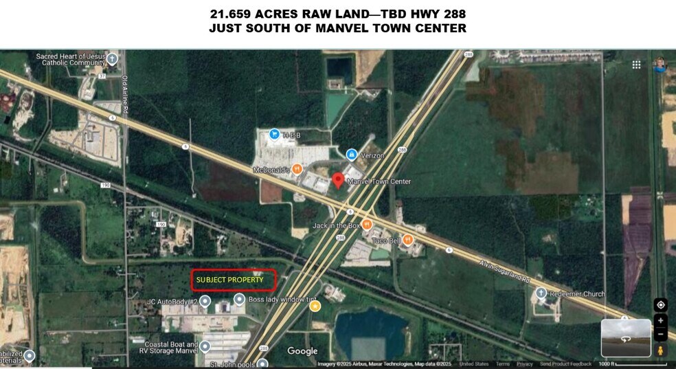 More Photos Of Hwy 288 hwy, Rosharon Land For Sale