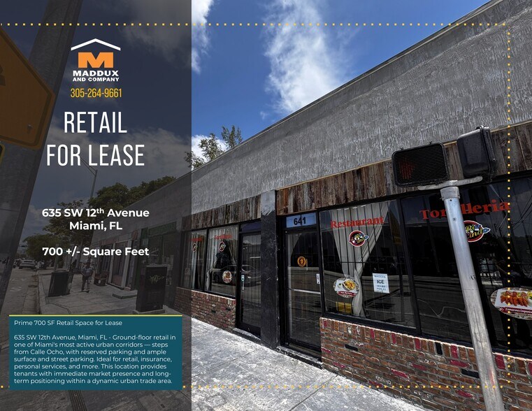 Primary Photo Of 631 SW 12th Ave, Miami Storefront For Lease