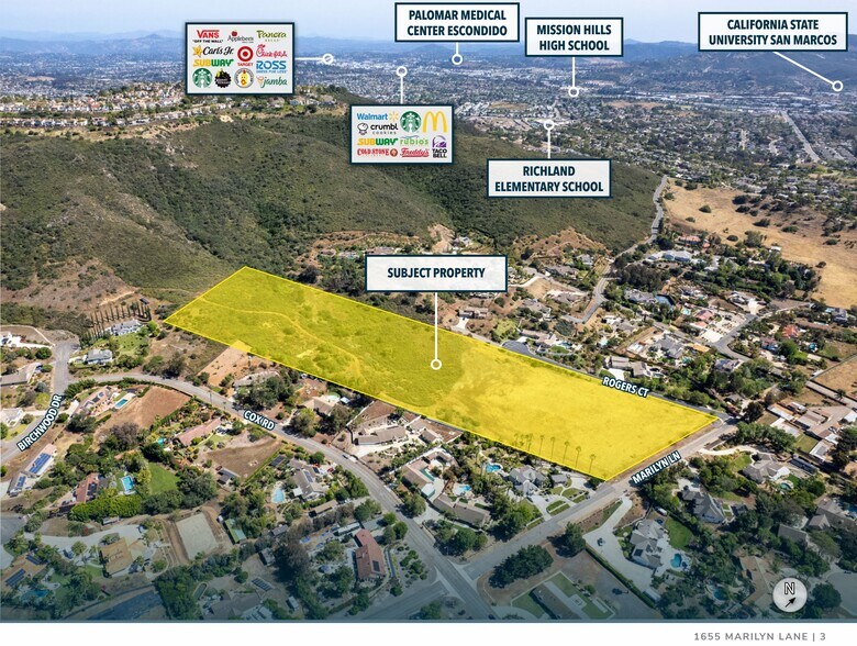 Primary Photo Of 1655 Marilyn Ln, San Marcos Land For Sale