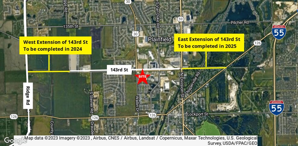 More Photos Of 14415 Wallin Dr, Plainfield Land For Lease